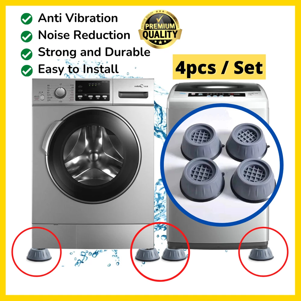Washing Machine Support, Anti Vibration Mat for Washing Machine,Adjustable  Height,4pcs/set(3 Set) 